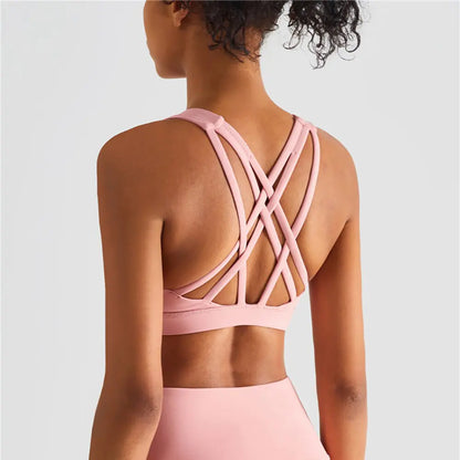 Athleti Cross Backed Sports Bra