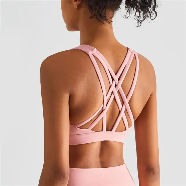 Athleti Cross Backed Sports Bra