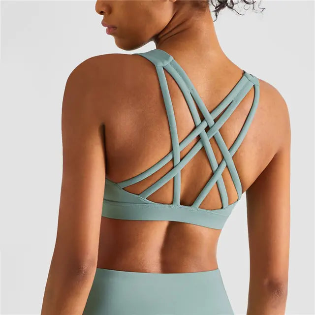 Athleti Cross Backed Sports Bra