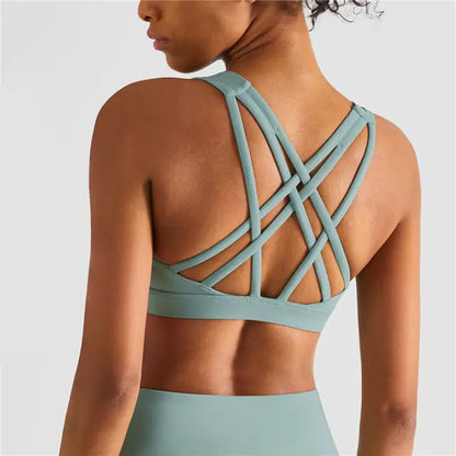 Athleti Cross Backed Sports Bra