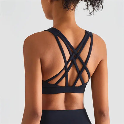 Athleti Cross Backed Sports Bra