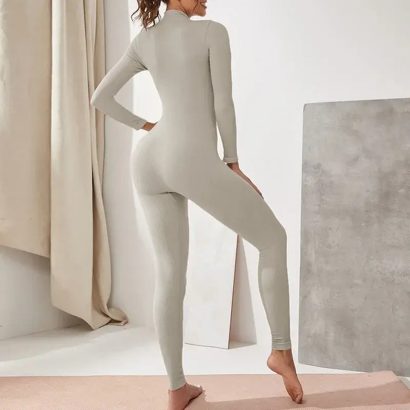 Athleti Long Sleeve Full Zip Jumpsuit