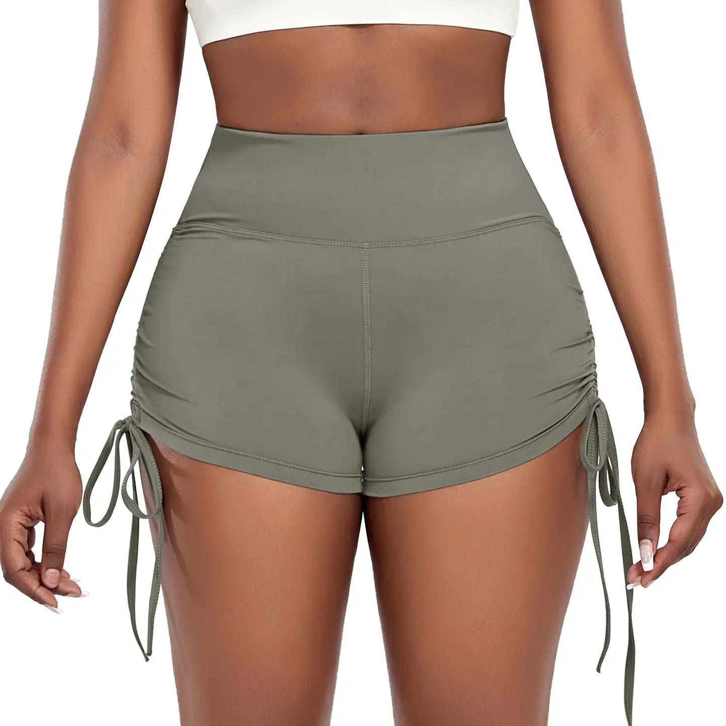 Athleti Scrunch Drawstring Shorts