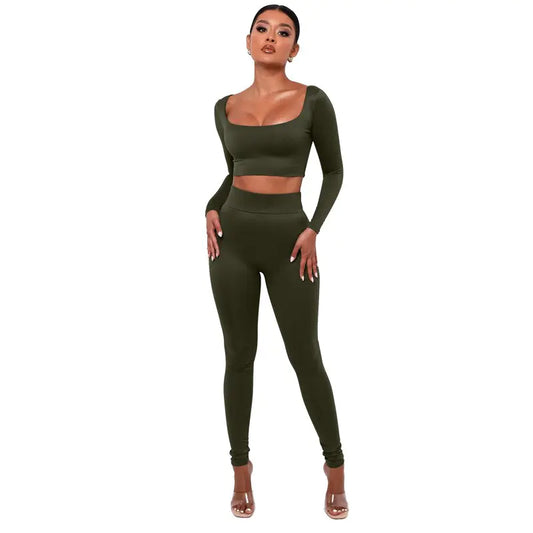 Athleti Two Piece Gym Leggings Set