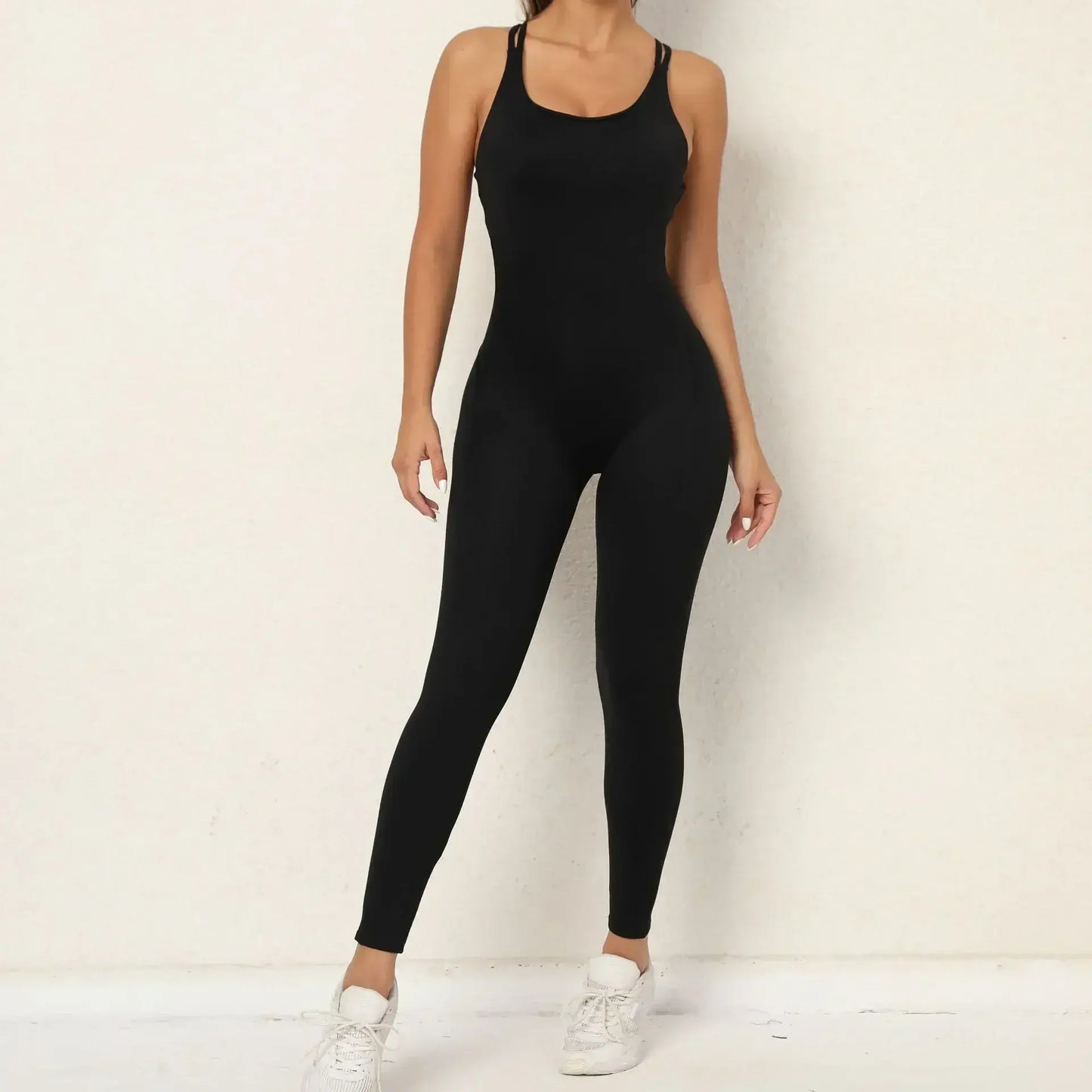 Athleti  V-Back Cross Jumpsuit